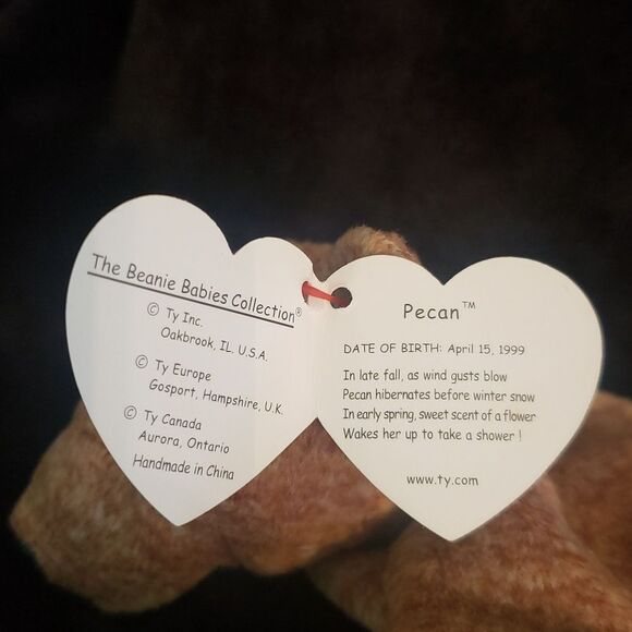Vintage 1999 Ty Beanie Baby PECAN the Bear - Picture 6 of 8